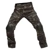 Mege Brand Herr Military Taktisk Camouflage Cargo Pants US Army Paintball Gear Stridsbyxor med knäskydd Airsoft-kläder H1213