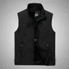 Gilet da uomo Gilet tattico senza maniche Uomo Estate Casual Gilet traspirante Giacca multi-tasche Taglia M-7XL Pesca Pography 2306