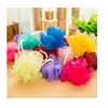 Bolhas de corpo macio Esponja Bath Ball Nylon Scrubber Loofah Malha Net Ball Limpeza Multi-Color Chuveiro Flor15G 20G 30G 35G 40G 45G 50g