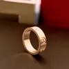 One diamonds kärleksring lyxmärke officiella reproduktioner klassisk stil Toppkvalitet 18 K förgyllda parringar varumärken design utsökt present födelsedagspresent