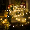 Weihnachten Neujahr LED Stern Lichter kleine Laternen ohne Batterie Zimmer Vorhang Licht Party dekorative Lichterketten