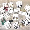 Whole 30 Pairs Women's Earrings Mix Styles Fashion Beautiful Dangle Stud Eardrop Jewelry Party Dress Up Girl's Favorite