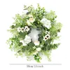 Novelty Items Artificial Eucalyptus Hydrangea Wreath Spring Summer For Front Door Wall Window Wedding Farmhouse Home Decor