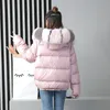 Winter Jacket Women Artificial Fur Coat Natural Fox Collar Loose Short Sliver White Double Sided Duck Down 210430