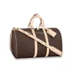 Duffle de couro real 50 55cm bolsas de bagagem sacos de ombro bolsa tote duffel bolsas masculinas bolsa de embreagem272b