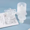 Style nordique cristal couronne boîte de rangement Silicone moule pour fleur sèche résine béton bougie moule artisanat ornement 210722