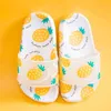 Mädchen Kinder Sommer Strand Sandalen Flip-Flops Hausschuhe, Home Kinder Schuhe Obst Erdbeere Ananas Pfirsich Kinder Baby Flip Flops 211119