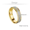 Wedding Rings Men Stainless Steel Matte Finger Gold Silver Color Carved Male Casual Engagemen Band Jewelry Boyfriend GiftWedding