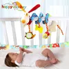 Bebek Oyuncakları Çocuklar için 0-12 Ay Peluş Çıngırak Beşik Spiral Asılı Mobil Bebek Yenidoğan Arabası Yatak Hayvan Hediye Mutlu Maymun 210320