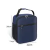 Bolsa de refrigeração de gelo isolada Oxford thermo almoço saco frio isolamento fria portátil adultos viajar trabalho ao ar livre caminhadas piquenique rrf12745