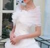 Enveloppez la mode Bridal Wraps Organza Wrap Squâter Couche de châle Elegant Evening Wedding Châle de veste haussier