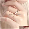Trouwringen Sieraden Thaya Winding Ontwerp Vinger Ring S925 Sier Zwart en Rose Goud Simple Paar Vergrendelen voor Vrouwen Elegante Y0122 Drop