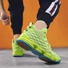 Newest Womens Men Sport Outdoor Big Size Running Shoes Red Orange Black White Blue Green Runners Lace-up Trainers Sneakers Code: 30-1805