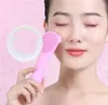 Factory USB Face Cleaner Facial Cleansing Brush Double Sided Silicone Handle Massager Electric Deep Pores Cleaning Makeup Remover