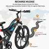 US Stock Aostirmotor S05-1 Elektrisk cykel 500W Mountain Ebike 48V 15AH Lithium Battery Beach City Cruiser Bike
