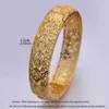 Bracelets 24k Dubai 1pcs / lot Bracelets éthiopiens de couleur or pour femmes fille indienne africaine fête de mariage bracelets de mariée cadeaux Q0719