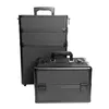 Yonntech Make Up Case Coiffure Vanity Beauty Cosmetic Box Trolley Large 211112