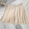 Высокая талия темперамент юбка пружины и летний стиль тонкий студент плиссированная юбка короткая юбка корейский 210507