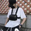 Män Hip-hop bröstväska Utomhus Oxford Tactical Streetwear Vest Rig Bags Kvinnor Funktionell Waistcoat Utility Pack # 30 Midja