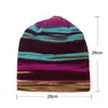 Cycling Caps & Masks Unisex Stripe Print Scarf Beanie Cap Outdoor Convertible Windproof Hats Brand Soft Cotton Fashion Sports #P2