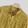 Men de mode bouton de chemise à la mode masculine multi-couleurs poitrine coffre à poitrine courte courte ourlet rond des chemises confortables masculines 269m