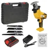 88V Cordless Reciprocating Saw Handsaw Metal Wood Pipe Cutting Multifunction Saw Rechargeable Liion Battery with 4PC Blades Kit 22216882