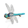 opal dragonfly Brooch Pin Coat Sweater Plate Pendant Buckle Scarf Imitation insect Men and Women Animal Brooches X00253