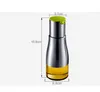 Olive Oil Bottle Soy Sauce Vinegar Seasoning Storage Tool Can Glass Bottom 304 Stainless Steel Body Kitchen Cooking Tools SN2981