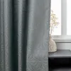 TopFinel Blackout Curtain do salonu Prostota Sypialnia Kuchnia Gotowy Żaluzje Nowoczesna geometria Solid Color Nordic Drap 210712