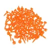 Golf Training Aids 100Pcs/Set Portable To Carry Plastic 69mm Tees Essential Outdoor Golfer Accessory For 68g