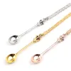 Couronne théière Accessoires pour fumer Dab Dabber Snuff Snorter Sniffer Poudre Cuillère Collier Cire Scoop DH464