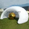 Publicidade inflável Tenda Redonda Partido Air Igloo W6xD4xH3m com logotipo personalizado Impressão Blower Fan