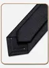 Märke Luxury Black 5 cm Skinny Slips för män Mode Business Dress Suit Necktie med presentförpackning