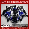 Injektion för Kawasaki ZX 14R ZZR 1400 ZX-14R 2012 2013 2014 2015 2016 2017 53HC.27 Blå svart ZZR1400 ZX14R 12 13 14 15 16 17 OEM FAIRING