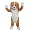 Halloween Dog Mascot Costume Top Quality Cartoon Animal theme character Carnival Unisex Adults Size Christmas Birthday Party Fancy Outfit