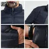 Fashion Ultra Light Down Jacket Men Autumn Winter Warm Waterproof Down Jackets Male Casual Winter Down Coat Big Size L-4XL 210528