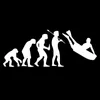 20cm X 10cm History Of Human Evolution Evolution Car Stickers Bodyboard Surfing Image Funny Man Cars Sticker Truck Bumper Vehicle Decor Vinyl Decal