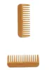 Hot Bamboo Wide Tooth Comb Detangling Anti-Static Brush Natural Curly Wavy Dry Hair For Womens and Mens Hand Polished KD