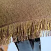 Модный женский шарф Four Seasons, осень-зима, тонкая длинная шелковая шерсть, шаль 140140 см, классическая шаль с золотой нитью, дизайнерский роскошный подарок8048448