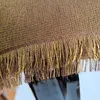 Fashion Scarf Women Four Seasons autumn winter thin long silk wool 140*140cm shawl classic gold thread letter Designer Luxury gift printing