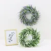 Artificial Plant Garland Plastic Flower Wreath Home Door Decoration Hanging Ornaments Wedding Backdrops Mall Window Layout