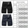 Мужские штаны мужские армейские армейские шорты спортивные повседневные наполовину тактические равнины на открытом воздухе 236c