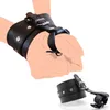 Bondags Sex PU PU Couro Pulso de Pulso de Polegares Buffs Cintos BDSM tornozelo Hogtie Strap com Toes Restripts 1122