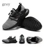 Men Fashion Steel Toe Shoes Kevlar Fiber Safety Shoes Breathable Anti Smashing Anti Piercing Work Shoe For Men Top Quality Sneakers