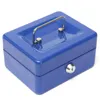 Promotion sur les bacs de rangement! Verrouillable Cash Coin Money Safe Security Box Holder Valise avec clé de verrouillage Plateau à 6 compartiments