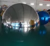 XYinflatable giant sliver inflatable mirror ball hanging sphere disco for Christmas decoration