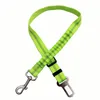 Regolabile Pet Dog Cat Cintura di sicurezza Collari per cinghie di sicurezza Veicolo Tether Car Harness 7 colori