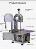 Small Desktop Meat Grinders Commercial Electric Bone Sawing Machine Household Beef Frozen Cutting 220V/110V 120 Model