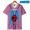 Maglie da baseball personalizzate alla moda Casual 3D Camicie da baseball sottili da uomo Comode maglie da allenamento 028