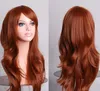 70CM Vague Lâche Perruques Synthétiques pour Femmes Cosplay Perruque Blonde Bleu Rouge Rose Gris Violet Cheveux pour fête humaine Halloween Cadeau De Noël